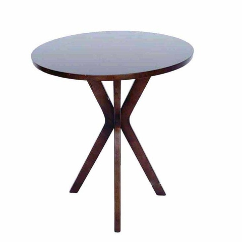 Bàn Cafe, Bàn Ăn Chân Chụm, Gỗ Cao Su, Màu Tự Nhiên Và Walnut