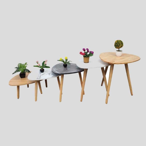 Bàn Cafe, Bàn Decor DIY - Chân Sắt, Chân Gỗ Tiện, Mặt Gỗ Tự Nhiên Hoặc MDF, Sản Phẩm Giá Rẻ Từ LHQ Furniture