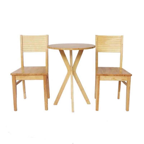 Bộ bàn ăn Cherry, Gỗ tự nhiên, Thiết kế tân cổ điển, Kết cấu chắc, LHQ Furniture