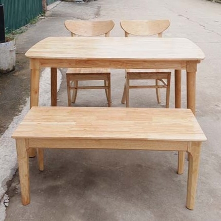 Bộ bàn ăn 2 ghế Cabin Panda 1 bench - Giải pháp tối ưu cho không gian nhỏ