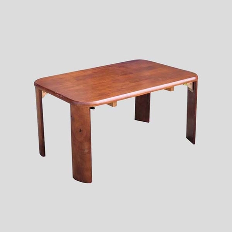 Bàn Trà Nhật Chân Bánh Mì 60x90 – Gỗ Cao Su Tự Nhiên, Kết Cấu Chắc Chắn, Giá Ưu Đãi Tại LHQ Furniture