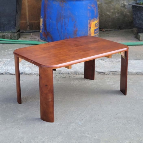Bàn trà Nhật 40x60, Chân bánh mỳ, Gỗ tự nhiên, Gấp gọn dễ dàng, Giá rẻ, có bảo hành