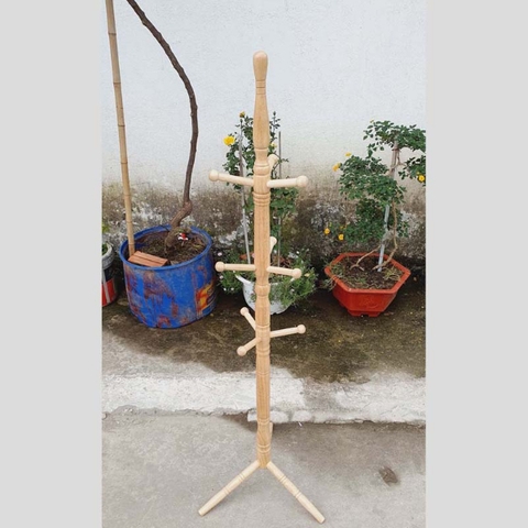Cây Treo Quần Áo Số 3, Gỗ Tự Nhiên, Tháo Ráp Tiện Lợi, Sản Phẩm Bán Chạy