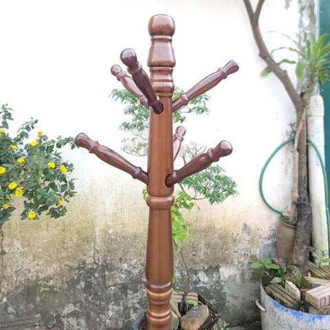 Cây Treo Quần Áo Tay Tiện, Gỗ Tự Nhiên, Thiết Kế Tháo Lắp, Tiết Kiệm Vận Chuyển, Giá Rẻ