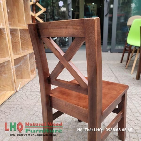 Ghế Cafe Vỉa Hè Gỗ Tự Nhiên Phong Cách Vintage - Giá Rẻ Tại LHQ Furniture