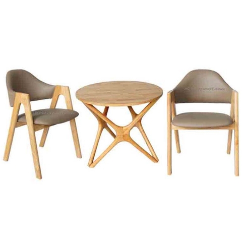 Bộ Bàn Ăn 2 Ghế Chữ A, Bàn Chân Sao - Sử Dụng Đa Năng