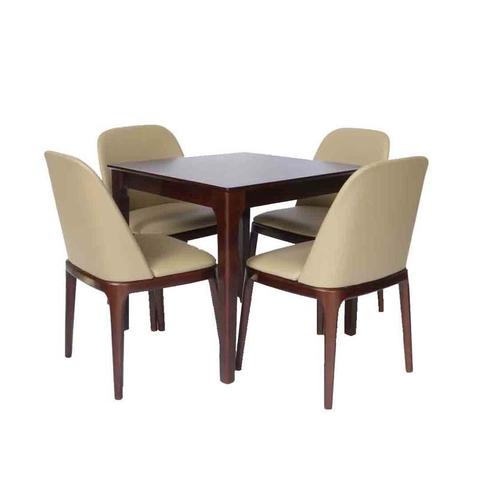 Bộ bàn ăn 4 ghế Grace, hoàn thiện kỹ, kết cấu chắc, sử dụng bền
