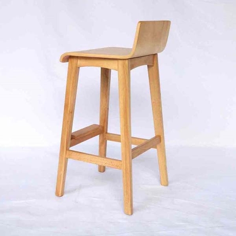 Ghế Quầy Bar Mặt Gỗ Thiết Kế Tháo Ráp