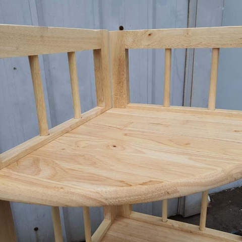 Kệ Góc Song Tròn 4 Tầng – Tối Ưu Hóa Không Gian, Tăng Thẩm Mỹ Cho Mọi Góc Nhà