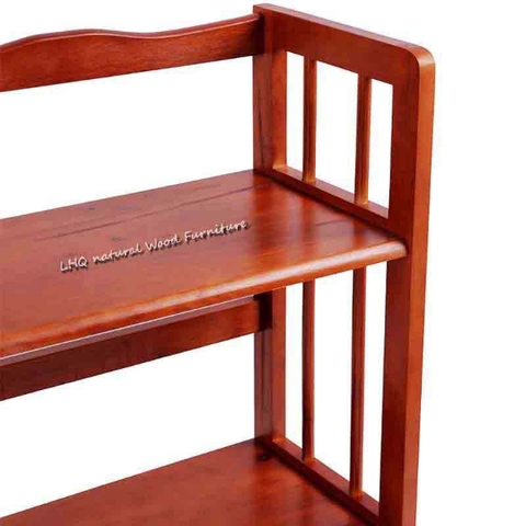 Kệ Sách 5 Tầng Rộng 40cm, Gỗ Cao Su, Tháo Ráp Tiện Lợi, Vận Chuyển Rẻ