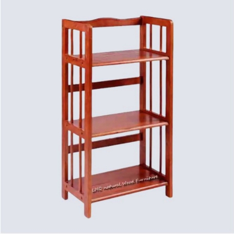 Kệ Sách 3 Tầng Rộng 40cm, Gỗ Cao Su, Noithatlhq Sản Xuất