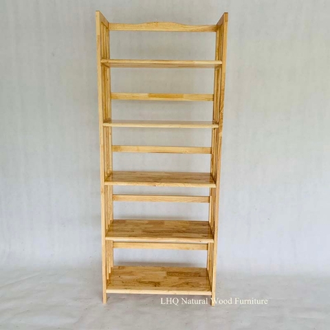 Kệ sách 5 tầng rộng 65cm, Màu tự nhiên và cherry, Bán chạy năm 2024