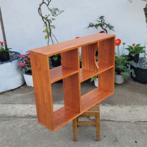 Kệ treo tường gỗ cao su - Giải pháp hoàn hảo cho không gian sống