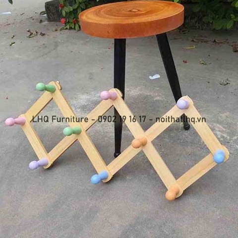 Móc Treo Quần Áo Gỗ Gắn Tường – Sản Phẩm Cao Cấp Xuất Khẩu từ Nội Thất LHQ