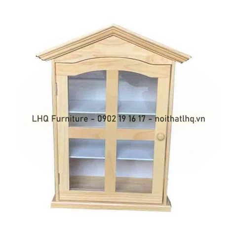 Tủ Thuốc Gia Đình Mái Chéo Bằng Gỗ Thông Nhập Khẩu – Sự Kết Hợp Giữa Thẩm Mỹ Và Tiện Nghi