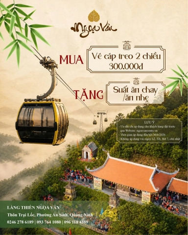 Ngoa Van Combo | Cable Car & Vegetarian Cuisine