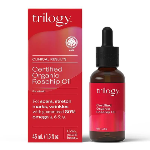 Trilogy Rosehip Oil tinh dầu tầm xuân cải thiện sẹo, rạn da, nếp nhăn, dưỡng ẩm da 45ml (09/28)