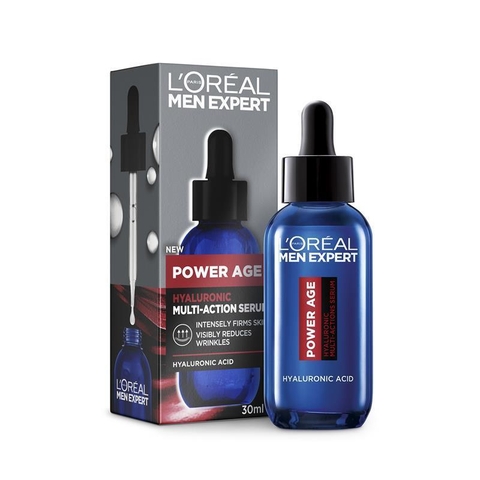 L'oreal Men Expert Serum cho nam Power age Hyaluronic acid hỗ trợ săn chắc da 30ml (11/26)