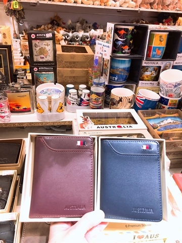 Ví Aus unisex mẫu đứng [xanh:3 | nâu đỏ:7]