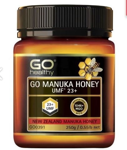 Go healthy go manuka honey UMF 23+ MGO 1046+ mật ong cao cấp 250g (07/28)