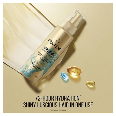 Pantene Miracles Hyaluron Hydration Lock Milk to Water serum dưỡng tóc dạng sữa nước nhẹ 140ml