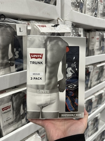 Levi's Trunk 3 pack - set 3 quần lót nam [S:5 | M:14 | L:11 | XL:4]