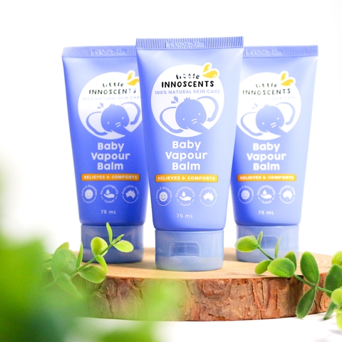 Little Innoscents Baby Vapour Balm Dầu bôi ấm ngực giữ ấm 75ml (05/27)