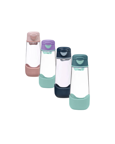 BBOX sport spout bottle - blush crush bình nước thể thao trong suốt nắp bật 600ml