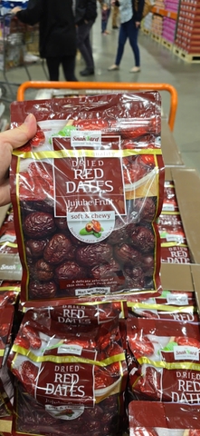 Snak Yard dried red dates Jujube fruit táo đỏ sấy khô 900g (12/26)