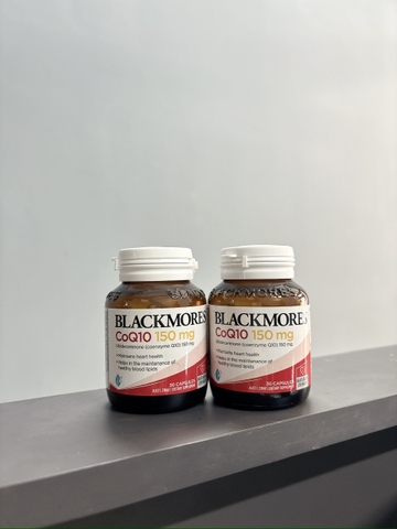 Blackmores CoQ10 150mg hỗ trợ tim mạch và oxy hóa 30 (03/28)