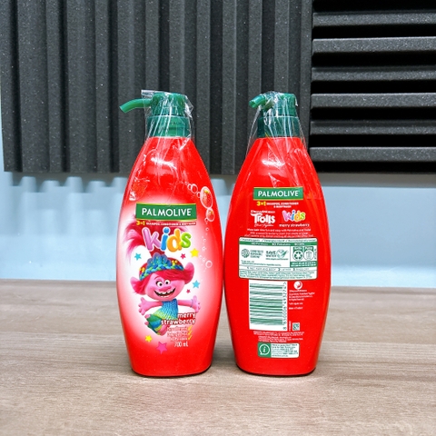 Palmolive kids shampoo, conditioner & bodywash sữa tắm gội toàn thân cho bé 700ml