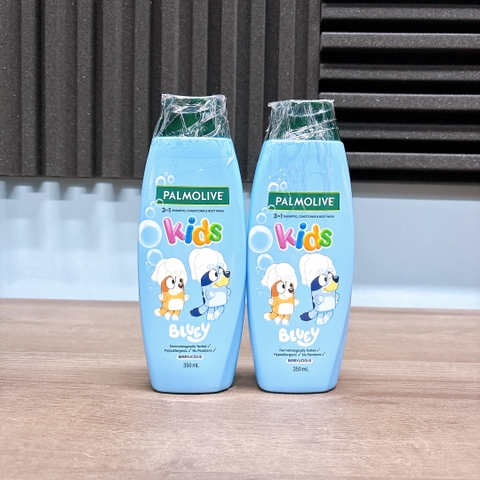 Palmolive kids shampoo, conditioner & bodywash sữa tắm gội toàn thân cho bé 350ml