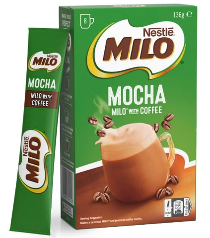 Nestle Mocha Milo with coffee kết hợp milo và cà phê 8 gói (03/26)