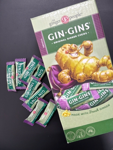Gin Gin Original Ginger Chews kẹo gừng mềm dẻo vị nguyên bản 500g (09/26)