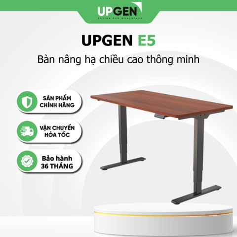Bàn Làm Việc Nâng Hạ UPGen E5  (Premium - 3 Stages) - Không kèm mặt bàn