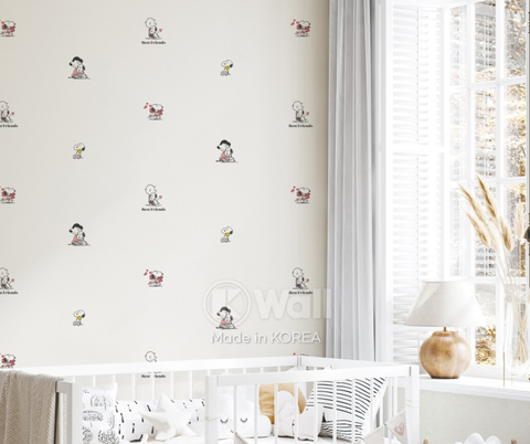 Giấy dán tường Hàn Quốc Peanust+ 83211-1