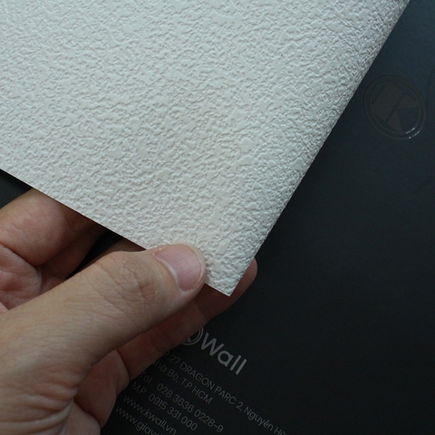 Giấy dán tường màu trắng nhập khẩu Hàn Quốc Plain 1000-2