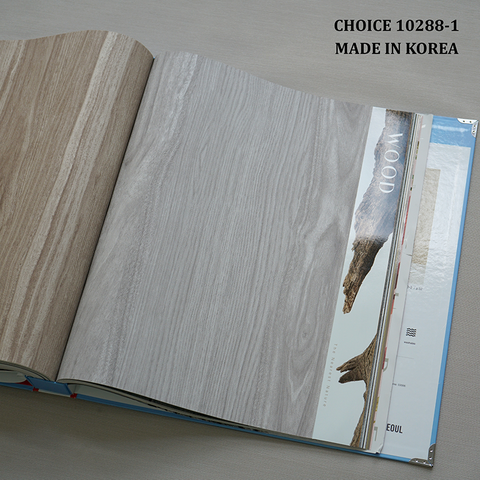 Giấy dán tường vân gỗ Hàn Quốc Choice 10288