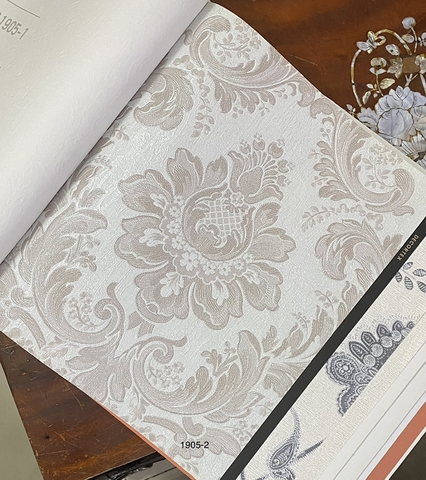 Giấy dán tường hoa phòng khách Hàn Quốc Decortex PA1905