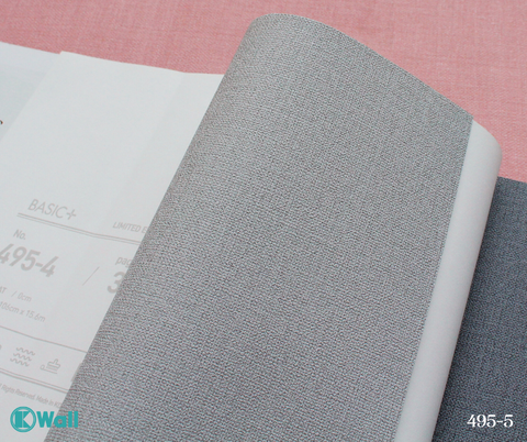 Giấy dán tường một màu Hàn Quốc Basic+ 495-5