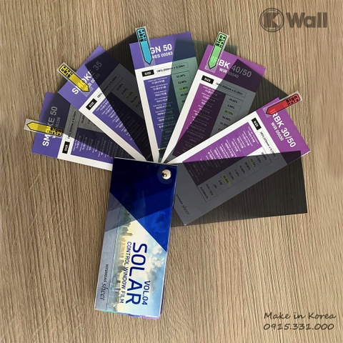 Phim cách nhiệt cửa kính Hàn Quốc Black 01