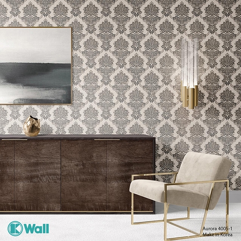 Giấy dán tường hoa văn Hàn Quốc Aurora 4005