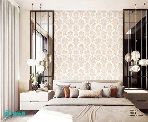 Giấy dán tường hoa văn Hàn Quốc Aurora 4005