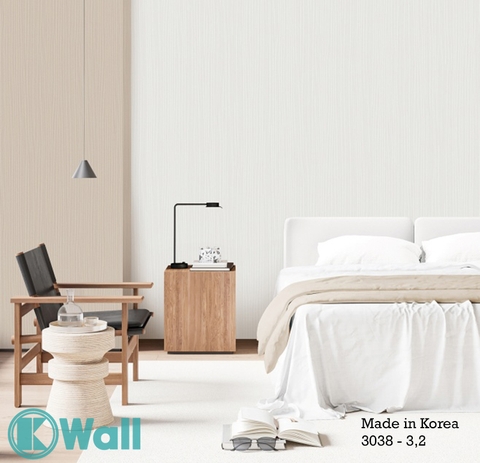 Giấy dán tường một màu Hàn Quốc The View 3038