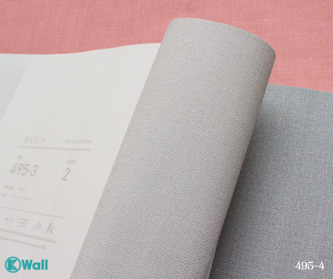 Giấy dán tường một màu Hàn Quốc Basic+ 495-4
