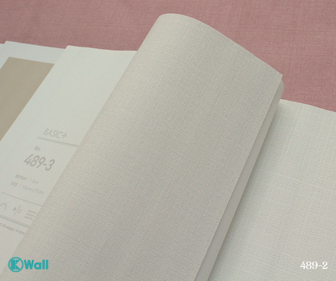 Giấy dán tường một màu Hàn Quốc Basic+ 489-2