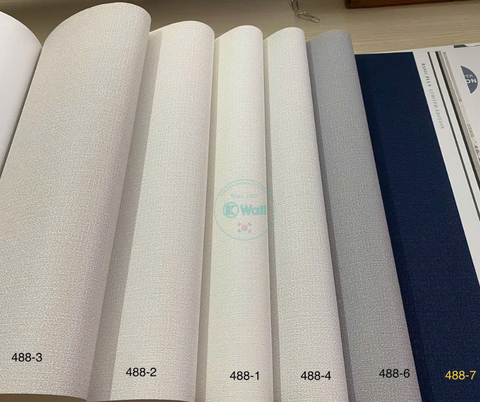Giấy dán tường một màu Hàn Quốc Basic+ 488-4