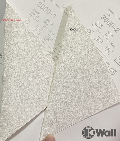 Giấy dán tường trắng The View 3000
