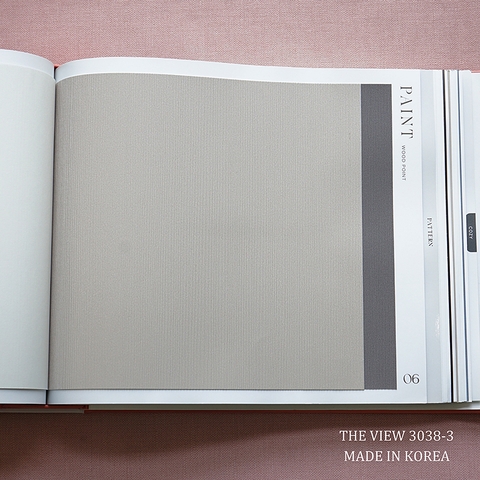 Giấy dán tường một màu Hàn Quốc The View 3038