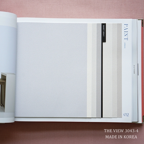 Giấy dán tường một màu Hàn Quốc The View 3043